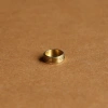 111 Brass small pendant, automotive brass keychain, medium-sized hollow gourd base bottom cover accessory details Picture